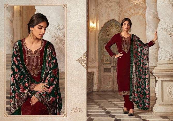 Zisa Charmy Glamour 2 Festive Wear Pashmina Wholesale Dress Material Collection 